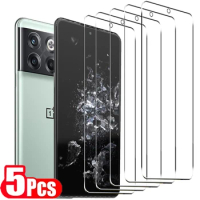 5PCS Tempered Glass Screen Protector for OnePlus 10T 8T 9 9RT Nord 2 3 CE 3 2 Lite N30 N10 N20 N100 N200 Screen Protective Glass