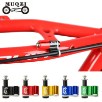MUQZI 5PCS Bike Cable Guide Adapter Hydraulic Hose Fixed Clamp Shifters Brake Line Pipe Buckle Frame Cable Conversion Organizer