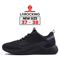 Sepatu Sneakers Larocking Zavyr Hitam Polos untuk Running, Gym, dan Aktivitas Sehari-hari - Ukuran 3