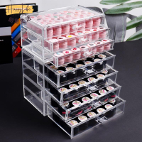 工廠直銷 高透明亞克力收納盒 美甲收納盒 罐裝膠彩繪光療膠收納盒 飾品收納盒 美甲收納 抽屜式收納箱 美甲工具箱新店開業 全館折扣 售後保障 優選/免運