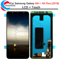 For Samsung Galaxy A6 Plus 2018 LCD Touch Screen Digitizer Assembly For Samsung A6 Plus A6+ LCD For samsung A605 A605fd