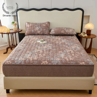 Dreamy Living Ga Trải Giường bằng vải lanh dày, Ga Giường thân thiện với da (5cm-30cm)1m2×2m,1m5×2m,