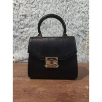 Tas Gress Kulit Biawak Asli Elegan Size 20cm Hitam