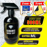 Diamond Coating Kereta【500ML Ceramic Quick Coating】Salutan Seramik Diamond Coating Quick Coating Spr