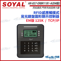 【KINGNET】SOYAL AR-837-ER EM版 TCP/IP 控制器 門禁讀卡機 AR-837ER(soyal門禁系列)