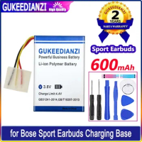 GUKEEDIANZI Battery 600mAh for Bose Sport Earbuds Charging Base Batteria