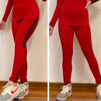 Leging Garis Polos untuk senam gym fitness zumba Wanita