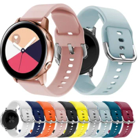 20mm 22mm Band for Samsung Galaxy Watch 6/5/pro 44mm 40mm Active 2 Band Gear3 Silicone Strap Sport Watchband for Huami Amazfit 2