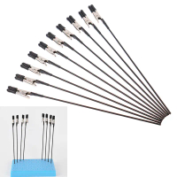 Bộ 10 kẹp kim loại mới cho sơn mô hình/sơn phun (airbrush), kẹp mỏ sấu