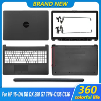 New Top Back Case For HP 15-DA 15-DB 250 255 G7 15-da0014dx Laptop LCD Back Cover/Front Bezel/Hinges/Palmrest/Bottom Case Black