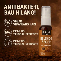 KAJA PRO β Spray Penyegar Helm & Sepatu Aroma Kopi 30ml