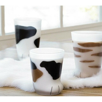 Coconeco品牌 日本製貓掌杯 肉球杯 玻璃杯 貓腳杯 貓咪造型 貓腳杯 貓掌杯 杯子 日本製 貓咪杯  -富士通販