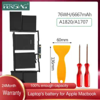 FERISING 76Wh 6667mAh Original A1820 New Laptop Battery For Apple MacBook Pro 15" inch A1707 Touch Bar Series 2016 2017 Batteria