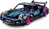 545 Piece Sports Car Model Building Kit for Kids Teens and Adults - 1:18 Racing Pull Back MOC Brick 
