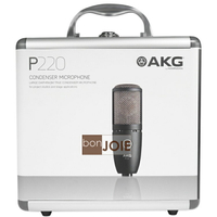 ::bonJOIE:: 美國進口 AKG P220 專業版 電容式麥克風 (全新盒裝) 附手提箱 防震架 Microphone MIC P 220 Condenser