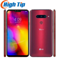 LG V40 ThinQ Original 4G LTE V405UA V405EBW Mobile Phone 6.4'' 6GB RAM 64GB/128GB ROM 16MP Single/Dual SIM FingerprintCellPhone