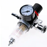 AFR-2000 1/4" Air Compressor Filter Lubricators Water Oil Separator Trap Kit