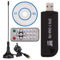 Dvb-T Stick Rtl2832U+R820T2 Tv Card Receiver Usb 2.0 Digital Tv Tuner Usb Fm+Dab+Dvb-T+Sdr Dongle Stick