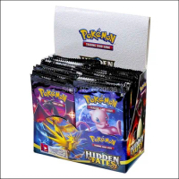 2023 Newest Pokemon 324 pcs/set Hidden Fates Cards Toys English Trading Card Game Collection Box Card Energy Trainer Tag Team
