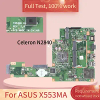 X553MA For ASUS X553M A553MA D553M F553MA K553M N2840 N2830 Laptop Motherboard SR1YJ SR1W4 DDR3 REV.2.0 Notebook Mainboard