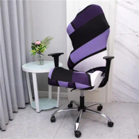 Gaming Chair Covers Stretch Printed Computer Chair Slipcovers Spandex Rotating Office Chair Covers Race Game Chair Protector