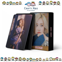 55pcs BLACKPINK Rose《HAVE FUN》Solo Individual LOMO Card Set Collection Kpop Jennie Rose Jisoo Lisa P