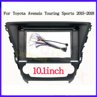 10.1 inch big screen 2 Din android Car Radio Fascia Frame for Toyota Avensis Touring Sports 2015-2019 car panel Dash Mount Kit