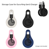 For Oura Ring Gen3 Charger Protective Case Desktop Organizer Soft And Durable To Use Free From Scratches Collisions And Damage