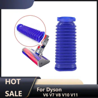 Blue Hose Replacement Parts for Dyson V6 V7 V8 V10 V11 Vacuum Cleaner Soft Roller Suction Head Hose Cleaning Accessories Spare