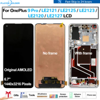 Original AMOLED For OnePlus 9 Pro LE2121 LE2125 LE2123 LE2120 LE2127 Pantalla lcd Display Touch Panel Screen Digitizer Assembly