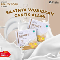 (Promo Beli 2 Gratis 1 sabun, isi 3 sabun) Sabun Kiyoko Beauty Soap By Phyllia Hitam Memutihkan