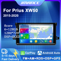 JMANCE For Toyota Prius XW50 2015 - 2020 Car Radio Ai Voice Multimedia Video Player Navigation GPS Android No 2din 2 Din DVD