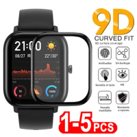 9D Soft Tempered Glass for Xiaomi Amazfit Bip S U Pro POP Full Screen Protector for Huami Amazfit GTS 2 Mini GTR 2E (Not Glass)