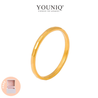 YOUNIQ NIVA 18K Gold Titanium Ring