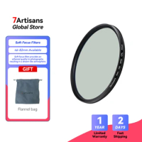 7artisans 7 artisans 46mm-82mm Circular Allure Soft White Soft Diffusion Effect Filter 1/4 (Stop) Waterproof For Camera Lens