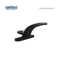 MB DEKKSON Casement Handle Rambuncis Pegangan Kusen CH 429 Non Lock - Kiri Hitam