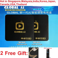 Original 2023 Global Ai 5FNF tv box voice control hot in Singapore Malay Korea Japan chinese HK TW USA CA pk Evpad 5P 5S 6P 6S