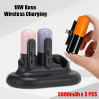 15000mAh Capsule Power Bank For iPhone Samsung Xiaomi OPPO Portable Mini Charger External Battery Powerbank Backup PoverBank
