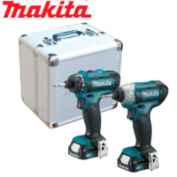 【MAKITA 牧田】12V充電式起子電鑽+衝擊起子機雙主機超值套裝組(CLX200SMAX)