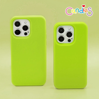 【Candies】iPhone 15 Pro - Simple系列素面手機殼(綠)