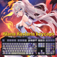 Honkai Impact 3 108 PBT Dye Sublimation Keycap Anime keycaps for Mechanical Gaming Keyboards