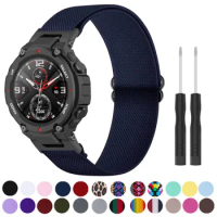 Scrunchie Adjustable Loop Strap For Amazfit T REX T-Rex 2 Smart Watch Band Nylon Belt For Xiaomi Huami Amazfit T Rex Pro Correa