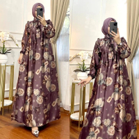 Cuci gudang Gamis armany silk import wanita viral kekinian busui