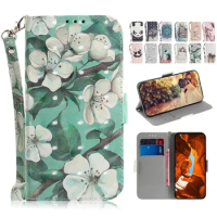 Painted Flip Leather Magnetic Case For Realme 9i 8i 7I 6i 5i realme 9 SE 9 5G internal 8S 8 PRO 8 4G 5G 8S Plus Phone Cover