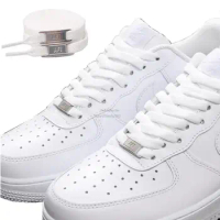 New AF1 Shoelaces Combination White Flat laces and Shoe Decoration Suit Sneaker Shoelace Fashion Air Force One Shoes Accessories