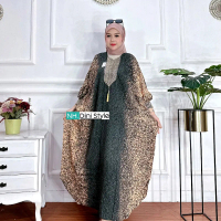 Kaftan Premium Jumbo LD 170  – Gaya Elegan untuk Ibu Muda Gamis Panjang