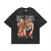 SINOIG KAOS WASHING OVERSIZE Unisex T-SHIRT MIKE TYSON