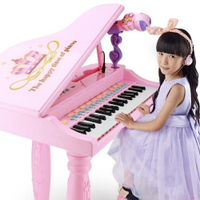 電子琴 兒童電子琴1-3-6歲女孩初學者入門鋼琴寶寶多功能可彈奏音樂玩具 非凡小鋪