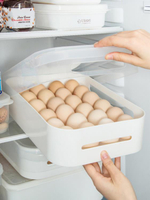 雞蛋架 日本冰箱雞蛋盒放雞蛋的保鮮收納盒家用裝蛋塑料架托24格蛋托蛋架