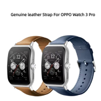 Genuine Leather Strap For OPPO watch 3 Pro Head layer Cowhide Strap Watchband For Oppo Watch 3pro Correa Bracelet Sport Belet